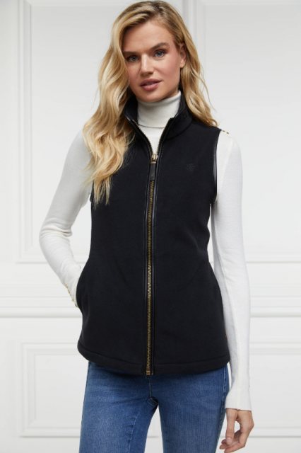 Holland Cooper Holland Cooper Country Fleece Gilet - Black