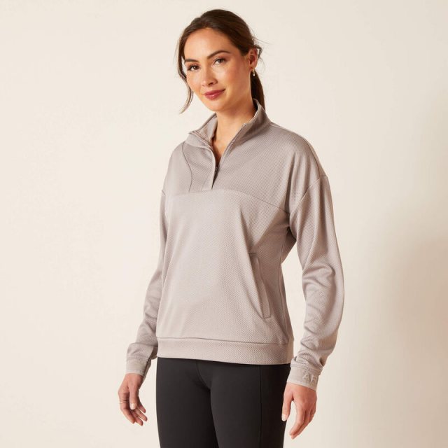 Ariat Ariat Breathe 1/2 Zip Sweatshirt - Zinc