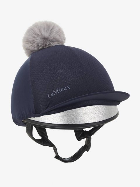 LeMieux LeMieux Mesh Hat Silk - Navy