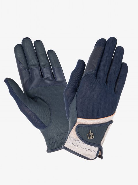 LeMieux LeMieux Pro Mesh Gloves - Apricot/Navy