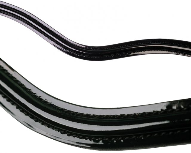 Fairfax Fairfax Browband - Patent Raised Stitched