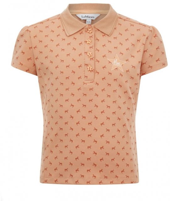 LeMieux LeMieux Mini Polo Shirt - Apricot