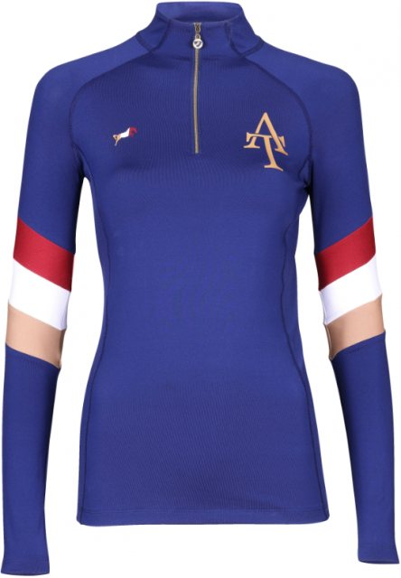 Shires Shires Team Aubrion Long Sleeve Baselayer - Navy