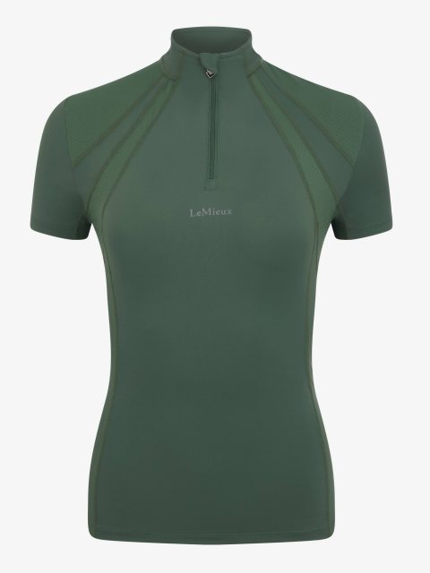 LeMieux LeMieux Mia Mesh Short Sleeve - Hunter Green
