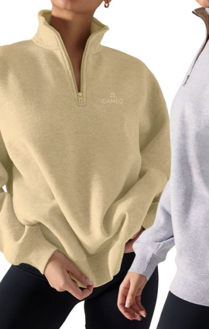 Cameo Equine Cameo Equine Mid Layer Sweatshirt - Camel