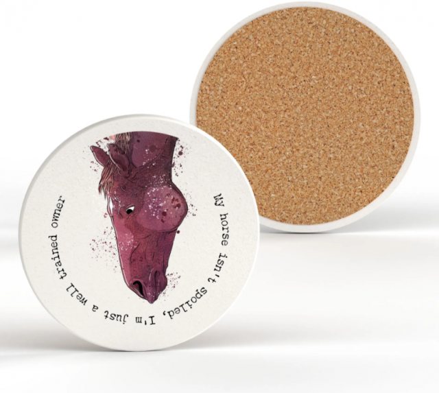 Platinum Agencies Ltd Well Trained Ceramic Coaster