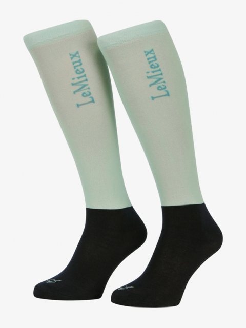 LeMieux LeMieux Competition Socks (2 Pack) - Aqua