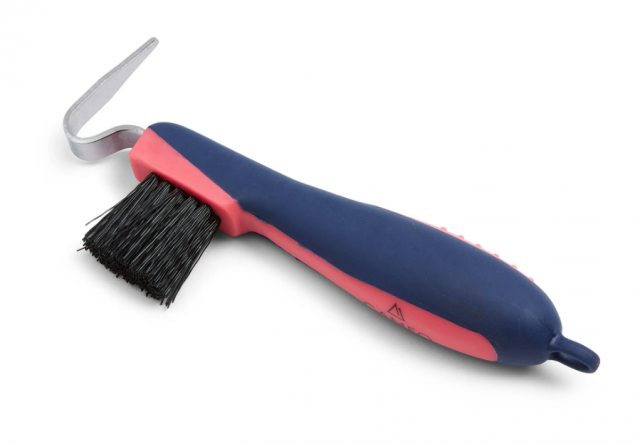 Cameo Equine Cameo Equine Hoof Pick with Brush - Strawberry Pink