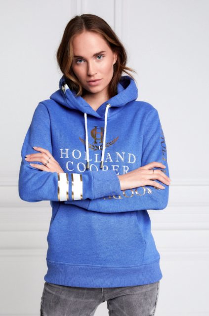 Holland Cooper Holland Cooper HC Heritage Hoodie - Deep Colbalt