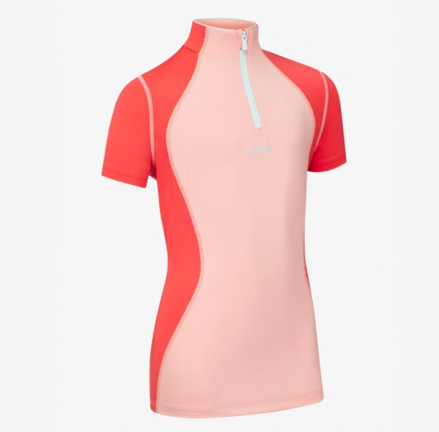 LeMieux LeMieux Harlow Short Sleeve Base Layer - Sugar Pink