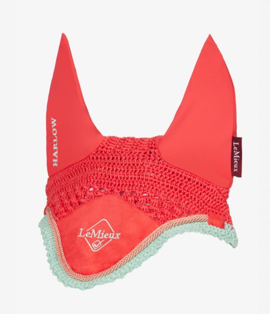 LeMieux LeMieux Harlow Fly Hood - Coral Crush