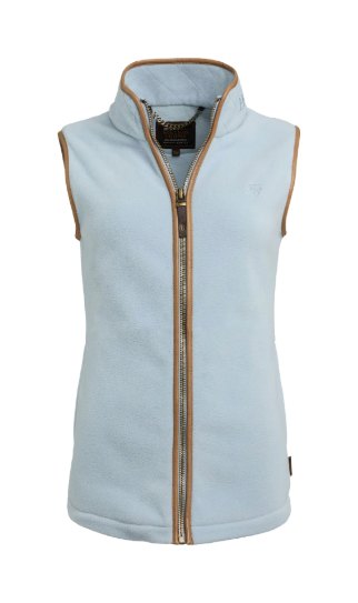 Holland Cooper Holland Cooper Country Fleece Gilet - Pale Blue