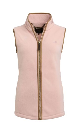Holland Cooper Holland Cooper Country Fleece Gilet - Soft Pink
