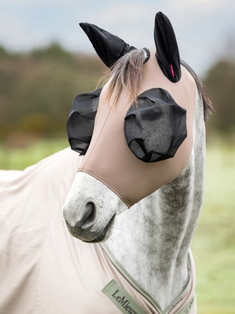 LeMieux LeMieux Bug Relief Half Mask - Walnut