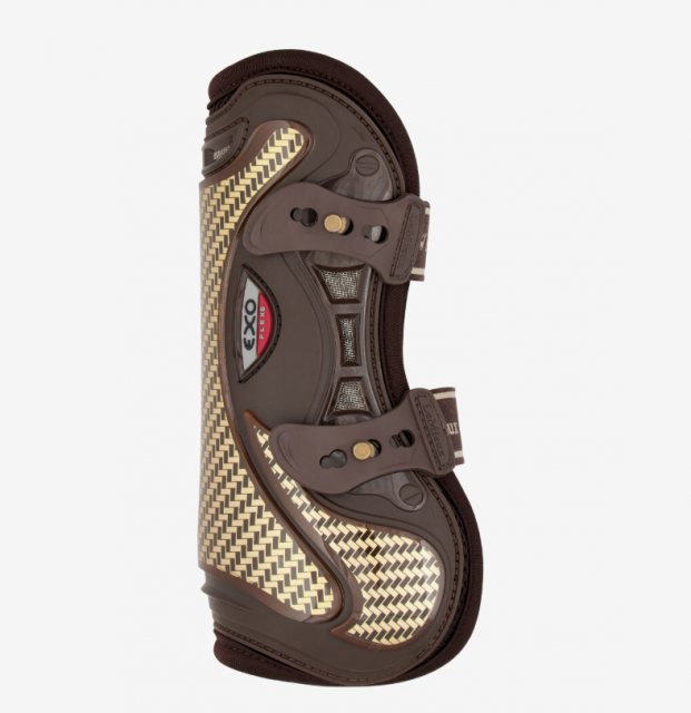 LeMieux LeMieux Exo-Flex Tendon Boot - Brown/Gold
