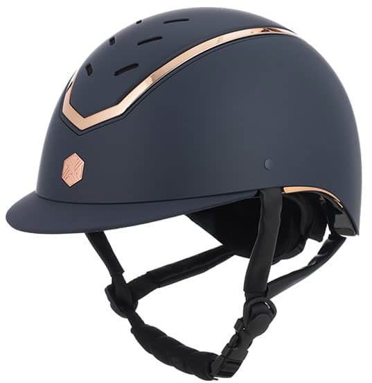Charles Owen EQX Kylo - Navy Matte/Rose Gold