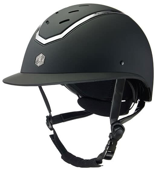 EQX Kylo Wide Peak - Black Matte/Silver