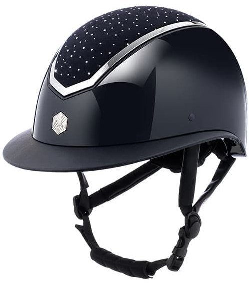 EQX EQX Kylo Crystal Wide Peak - Navy Gloss/Silver