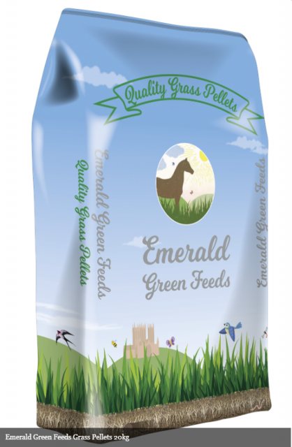 bones Emerald Green Grass Pellets