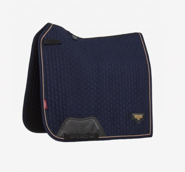 LeMieux Puissance Suede Dressage Pad - Navy
