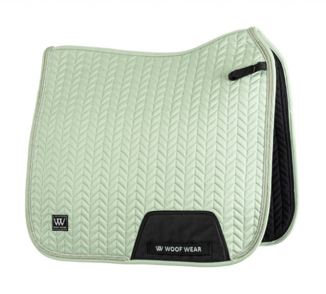 Woof Wear Woof Wear Herringbone Dressage Pad - Sage