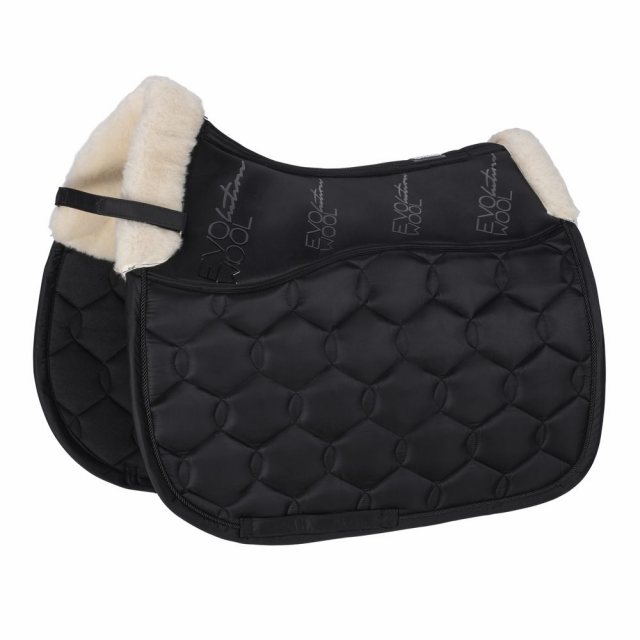 Eskadron Eskadron Glossy Evo Wool Dressage Saddlecloth - Black