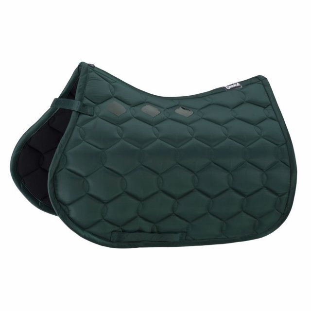 Eskadron Eskadron Glossy Wave Jump Saddlecloth - Racing Green