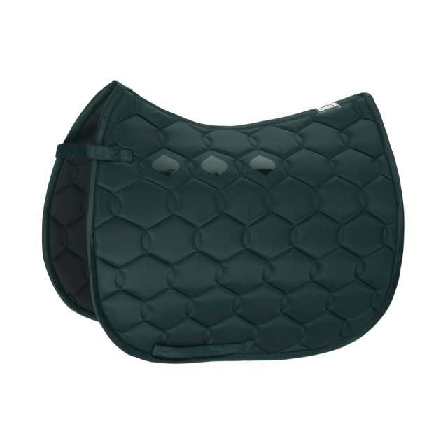 Eskadron Eskadron Glossy Wave Dressage Saddlecloth - Racing Green
