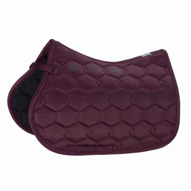 Eskadron Eskadron Glossy Wave Jump Saddlecloth - Blackberry