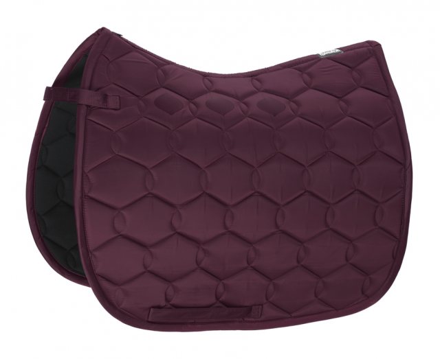Eskadron Eskadron Glossy Wave Dressage Saddlecloth - Blackberry