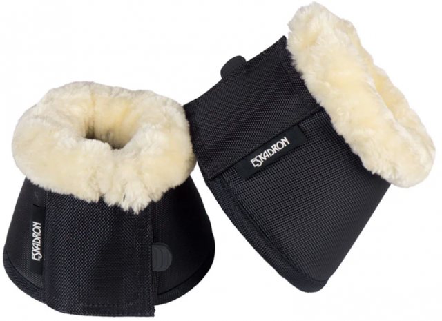Eskadron Eskadron Faux Fur Bell Boots - Navy
