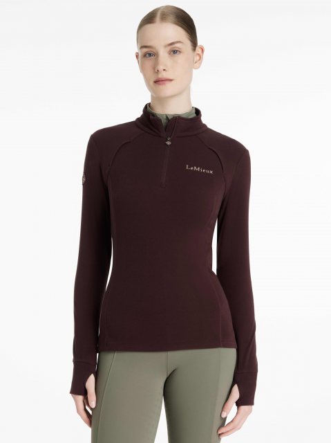 LeMieux LeMieux Frances Quarter Zip Fleece - Damson