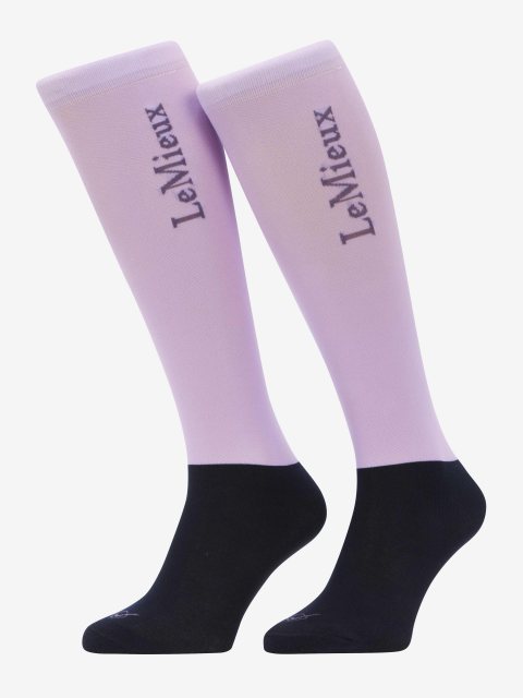 LeMieux LeMieux Competition Socks (2 Pack) - Lilac