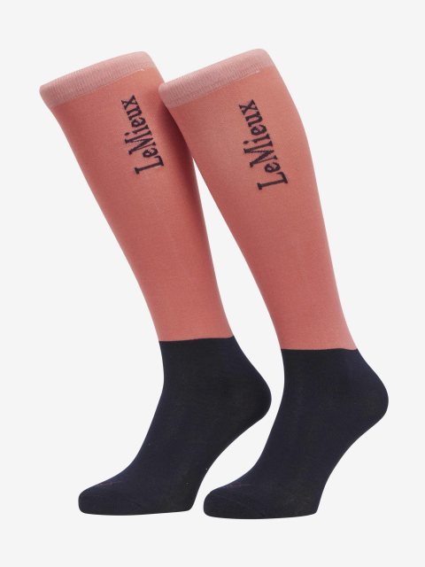 LeMieux LeMieux Competition Socks (2 Pack) - Cranberry