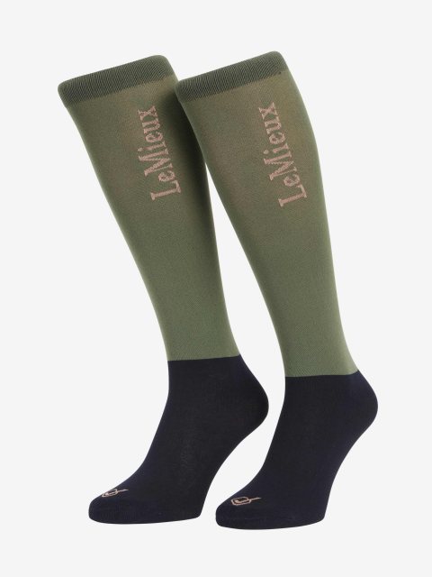 LeMieux LeMieux Competition Socks (2 Pack) - Rosemary