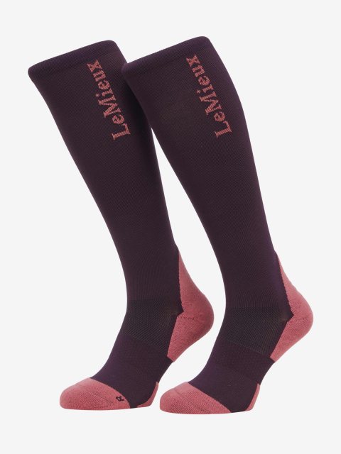 LeMieux LeMieux Performance Socks - Damson