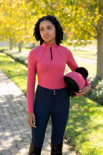 LeMieux LeMieux Young Rider Base Layer - Cranberry