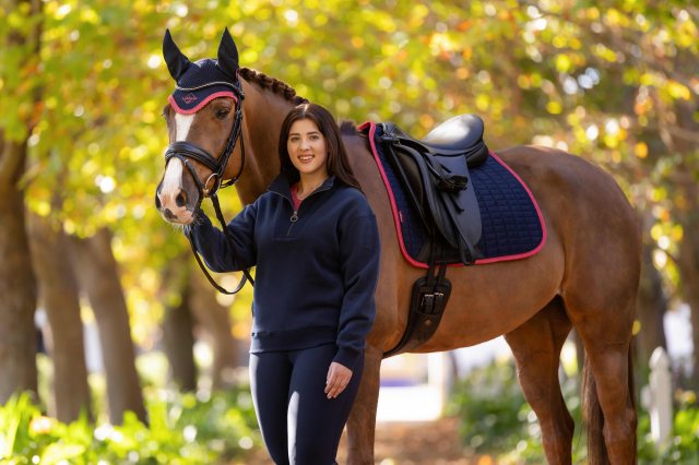LeMieux LeMieux Keira 1/4 Zip Sweat - Navy