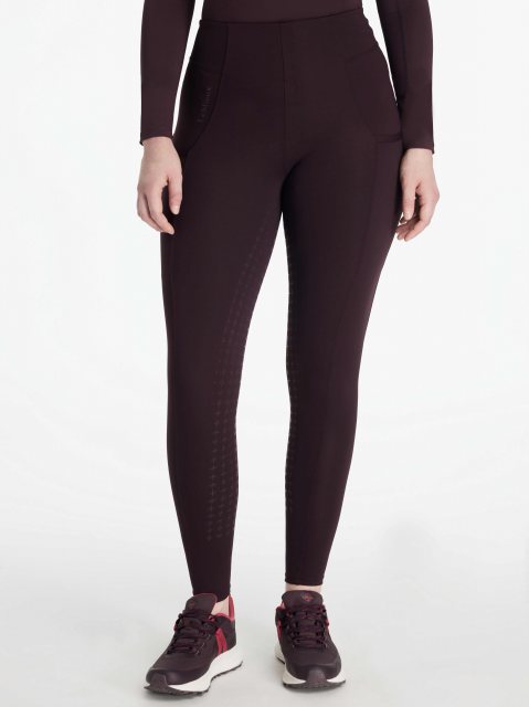 LeMieux LeMieux Naomi Pull On Breeches - Damson