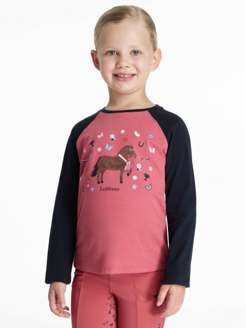 LeMieux LeMieux Mini Jamie Chancer Top - Cranberry
