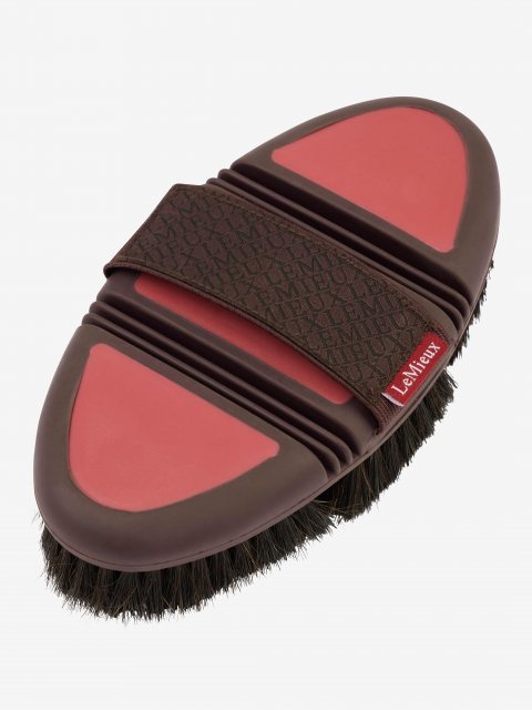 LeMieux LeMieux Flexi Horse Hair Body Brush - Cranberry