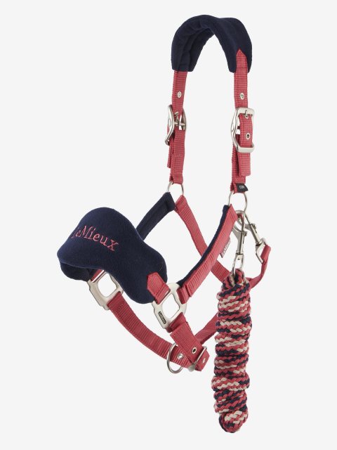 LeMieux LeMieux Vogue Headcollar & Leadrope - Cranberry