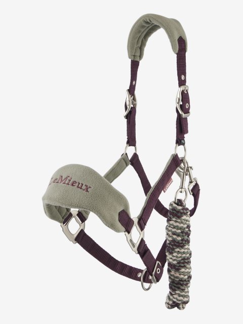 LeMieux LeMieux Mini Vogue Headcollar & Leadrope - Damson