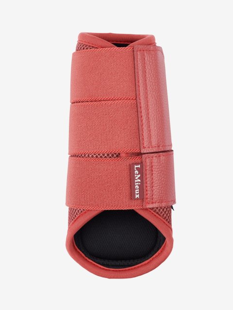LeMieux LeMieux Arika Mesh Brushing Boots - Cranberry