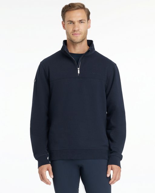 LeMieux LeMieux Men's Quarter Neck Sweat - Navy