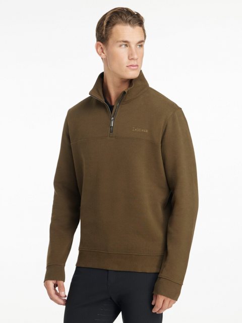 LeMieux LeMieux Men's Quarter Neck Sweat - Alpine