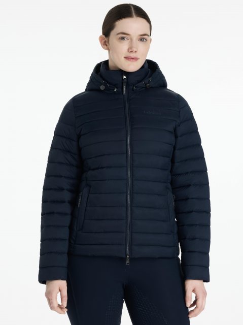 LeMieux LeMieux Rose Hooded Puffer Jacket - Navy