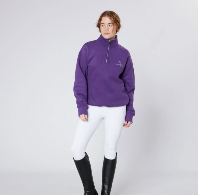 Cameo Equine Cameo Equine Mid Layer Sweatshirt - Purple