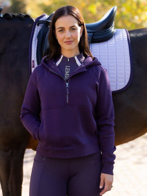 LeMieux LeMieux Henrietta 1/2 Zip Hoodie - Juniper