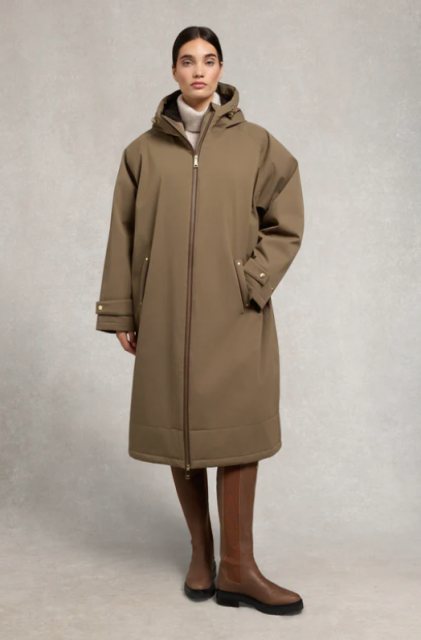 Holland Cooper Holland Cooper One-Size Waterproof Coat - Mink